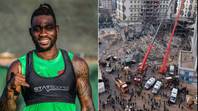 Former Chelsea and Newcastle star Christian Atsu 'trapped under rubble' after earthquake in Turkey kills more than 1,000 people
