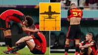 FIVE Belgium players 'booked earlier flights' to fly home separately from teammates