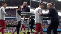 Liverpool fans fume at Pep Guardiola's disrespectful celebration as he gloats in front of Tsimikas
