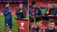 Jude Bellingham and Steven Gerrard starred in a brilliant interview after England win, the love-in was real