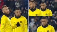 Kylian Mbappe produced hilarious reaction to Neymar’s free-kick during PSG warmup