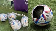 Fans confused after seeing picture of Adidas World Cup footballs being charged up