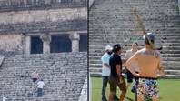Tourist attacked with stick after climbing sacred Mayan pyramid