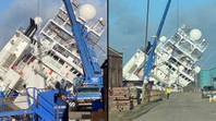 Billionaire's ship topples over with 50 crew on board in huge medical emergency