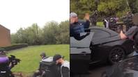 Tense moment 'British FBI' swoop on weapons gang and hold them at gunpoint