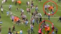 Aston Villa Goalkeeper Attacked During Manchester City Pitch Invasion