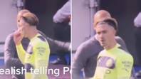 Jack Grealish spotted telling Pep Guardiola where to go three minutes into Man City's win against West Ham