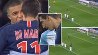 Footage resurfaces of Kylian Mbappe refusing to let Angel di Maria take a penalty for a hat-trick