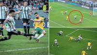 Lisandro Martinez denied stunning Australia goal with incredible last-ditch tackle