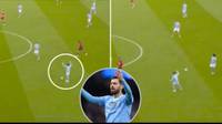 Bernardo Silva spotted using 'genius' Man City tactic against Man Utd that saw him raise both arms