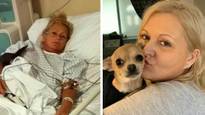 Woman spends days in hospital after dog accidentally pooped on her face while she was asleep