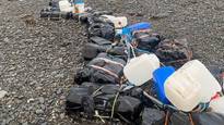 Walker discovers £90m of 'pure cocaine' lying on beach