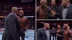 Daniel Cormier And Phil Hawes Get Into Heated Confrontation In UFC Octagon