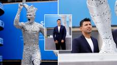 Manchester City Unveil New Sergio Aguero Statue To Mark 10-Year Anniversary Of Dramatic QPR Goal