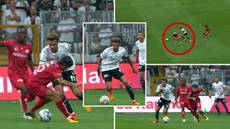 Dele Alli skins opposition player with a sublime piece of skill on impressive Besiktas debut