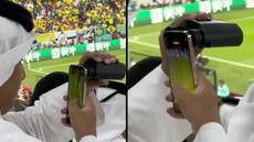 World Cup fan goes viral for making his own 'VAR'