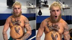 Jake Paul calls out 'p***y' Tyson Fury while wearing a fat suit