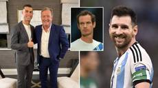 'Oops' - Andy Murray pokes fun at Piers Morgan after Lionel Messi masterclass