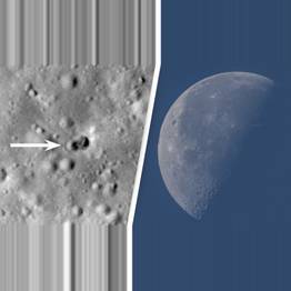 New Double Crater Spotted On The Moon After Mysterious Rocket Impact