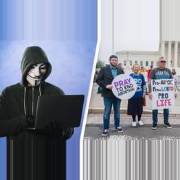 Anonymous Sends Warning To Supreme Court Over Abortion Ban