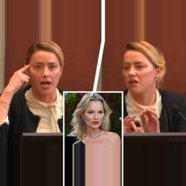Moment Amber Heard Name Dropped Kate Moss Which Caused Model To Be Called To Testify