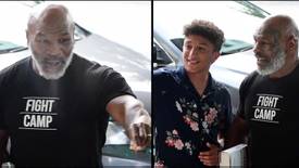 Mike Tyson Smokes Joint While Posing With Fan After 'Punching Plane Passenger'