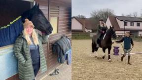 Gemma Collins' Fans Concerned For Her Safety After She Falls From Horse