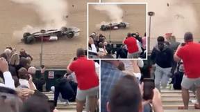Spectators Run For Their Lives In New Footage Of Horrific Zhou Guanyu Crash