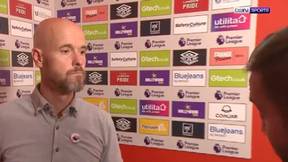 Erik ten Hag's post-match interview with beiN Sports after Brentford loss was brutal, even for his standards