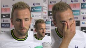 Harry Kane accidentally says "It’s always nice to get a last minute winner" after equalising vs Chelsea