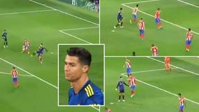 Clip Shows Why Cristiano Ronaldo Was Furious With His Manchester United Teammates Against Atletico Madrid