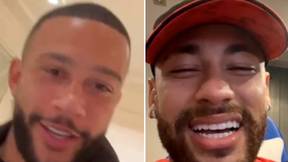 Neymar Joins Memphis Depay On Instagram Live And Speaks Perfect English