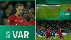 Liverpool Have Goal Controversially Disallowed In Carabao Cup Final Due To Virgil Van Dijk 'Interference'