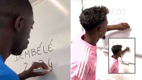 Fulham Savagely Troll Barcelona's Ousmane Dembele Video To Announce New Deal