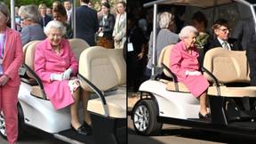 Queen Uses Buggy To Visit Chelsea Flower Show