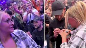 Sweet Moment Man Proposed To Girlfriend At Ed Sheeran Concert