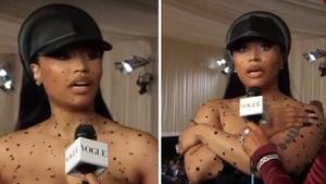 Nicki Minaj Addresses Met Gala Wardrobe Malfunction