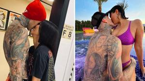 Fans Beg Travis Barker And Kourtney Kardashian To Stop With PDA After New Pic