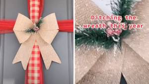 This Christmas 'Wreath' Hack Is Perfect For Lazy Girls