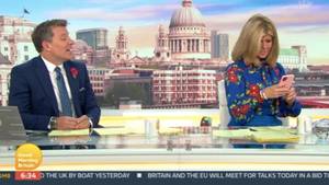 Good Morning Britain: Kate Garraway Mortified After 'Embarrassing' Phone Blunder Live On Air