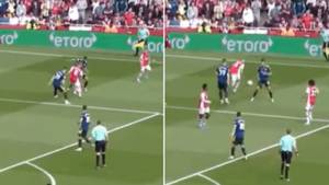 Martin Odegaard Sent Raphael Varane Back To Real Madrid With Outrageous Nutmeg, Arsenal Fans Loved It