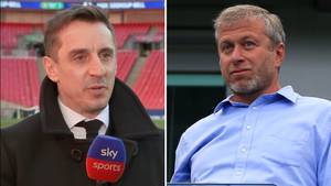 Gary Neville Launches Scathing Attack On 'Cowardly' Roman Abramovich After Giving Chelsea Stewardship To Trustees