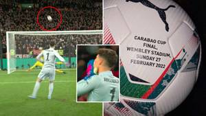 A Liverpool Fan Caught Kepa Arrizabalaga's Penalty And Took The Ball Home