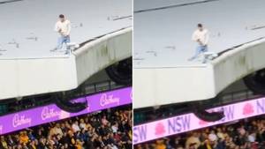 Man Charged After Being Caught Urinating From On Top Of Stadium As England Played Australia