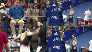 World Number Three Alexander Zverev Attacks Umpires Chair After Loss Hours After Record Breaking Match