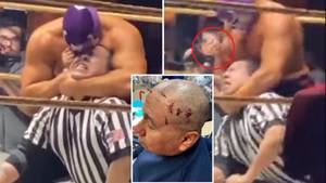 Wrestler Horrifically STABS Referee Multiple Times In Head With Iron Spike During Gruesome Incident, He's Now Been BANNED