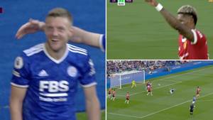 Manchester United Concede Jamie Vardy Strike Straight From Kick-Off In Crazy Minute Of Football