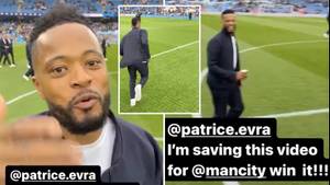 Patrice Evra Hilariously Trolls Micah Richards Over Man City's Champions League Failure Ahead Of Soccer Aid Match