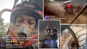 Deontay Wilder Live Streams His Wild Buggy Driving ONLY Three Weeks Out From Tyson Fury Fight
