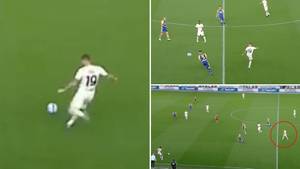 Lucky Or Genius? People Are Trying To Work Out If AC Milan's Theo Hernandez Meant 'Slice' Pass